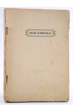 Cubierta de ROCAMBOLE 12. UN HOMBRE DE NEGOCIOS (Ponson Du Terrail) Prensa Moderna Circa 1930