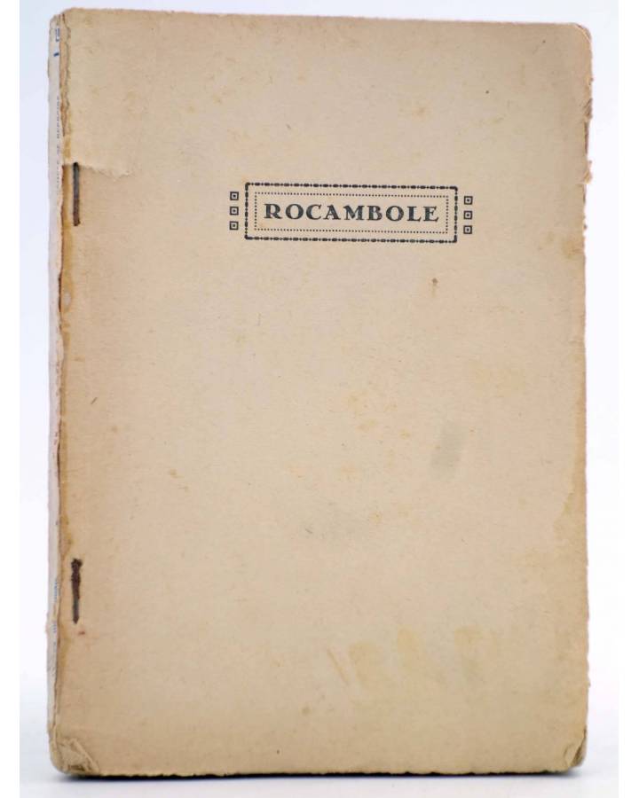 Cubierta de ROCAMBOLE 12. UN HOMBRE DE NEGOCIOS (Ponson Du Terrail) Prensa Moderna Circa 1930