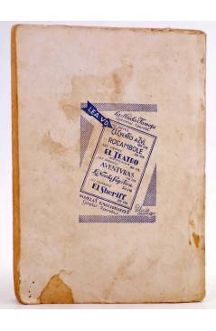 Contracubierta de ROCAMBOLE 14. EL RETORNO DE ROCAMBOLE (Ponson Du Terrail) Prensa Moderna Circa 1930