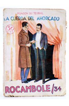 Cubierta de ROCAMBOLE 34. LA CUERDA DEL AHORCADO (Ponson Du Terrail) Prensa Moderna Circa 1930
