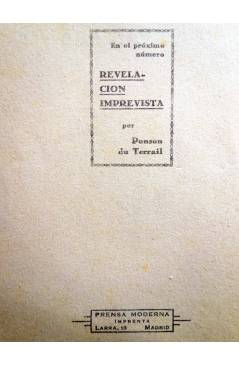 Muestra 2 de ROCAMBOLE 35. SIR RODOLFO (Ponson Du Terrail) Prensa Moderna Circa 1930