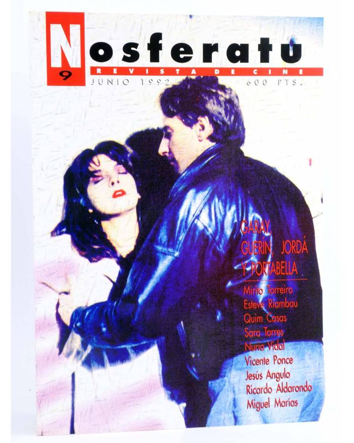 Cubierta de NOSFERATU. REVISTA DE CINE 9. GARAY GUERÍN JORDÁ Y PORTABELLA (Vvaa) Nosferatu 1992