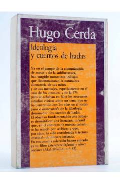 Contracubierta de AKAL BOLSILLO 109. IDEOLOGÍA Y CUENTOS DE HADAS (Hugo Cerda) Akal 1984