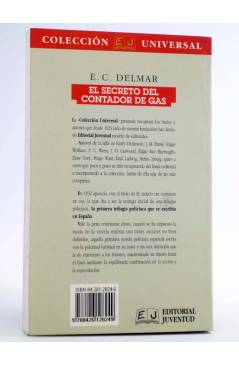 Contracubierta de COL. UNIVERSAL 9. EL SECRETO DEL CONTADOR DE GAS (E.C. Delmar) Juventud 1994