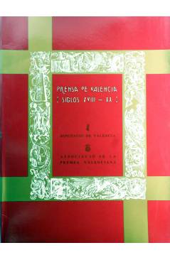 Contracubierta de PRENSA DE VALENCIA SIGLOS XVIII - XX (Vvaa) DPV 1989. 42x63 CM