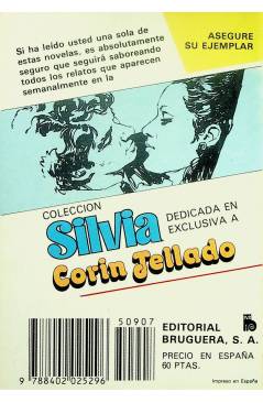 Contracubierta de CAROLA 907. LA CANTANTE (Carlos De Santader) Bruguera Bolsilibros 1983