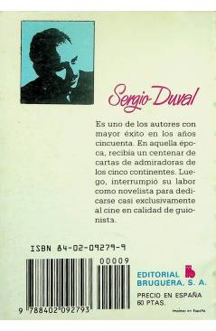 Contracubierta de SELECCIÓN ORQUIDEA 9. EL NIDO PERDIDO (Sergio Duval) Bruguera Bolsilibros 1983