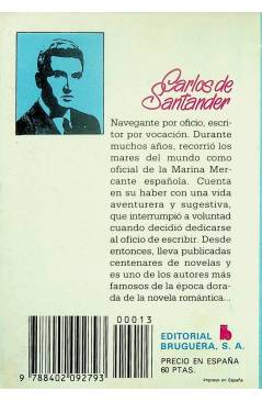 Contracubierta de SELECCIÓN ORQUIDEA 13. CAMBIÉ DE PARECER (Carlos De Santander) Bruguera Bolsilibros 1983