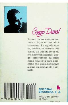 Contracubierta de SELECCIÓN ORQUIDEA 22. ESCUELA DE BRIBONES (Sergio Duval) Bruguera Bolsilibros 1983