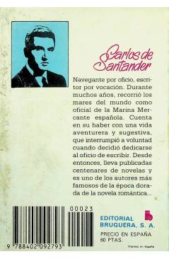 Contracubierta de SELECCIÓN ORQUIDEA 23. LA EQUIVOCACIÓN DE TU VIDA (C De Santander) Bruguera Bolsilibros 1983
