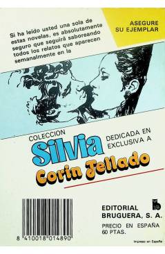 Contracubierta de SILVIA 496. PERGAMINOS DE PASIÓN (Corín Tellado) Bruguera Bolsilibros 1984