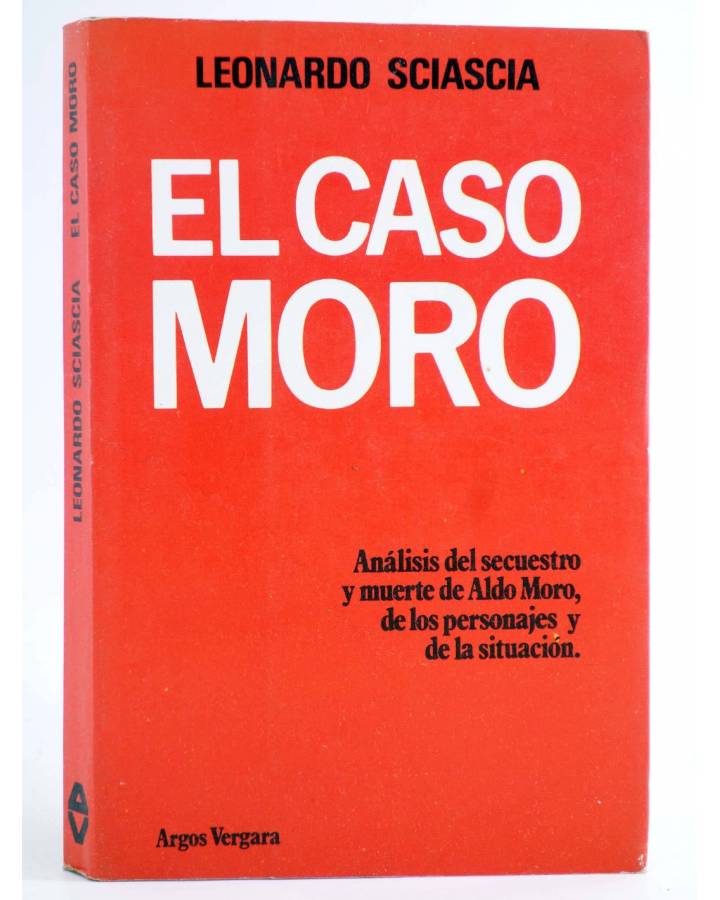 Cubierta de EL CASO MORO (Leonardo Sciascia) Argos Vergara 1979