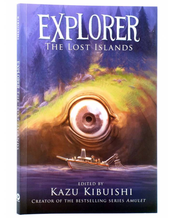 Cubierta de EXPLORER GN 2. THE LOST ISLANDS (Kazu Kibuishi / Vvaa) Amulet 2013. EN INGLÉS