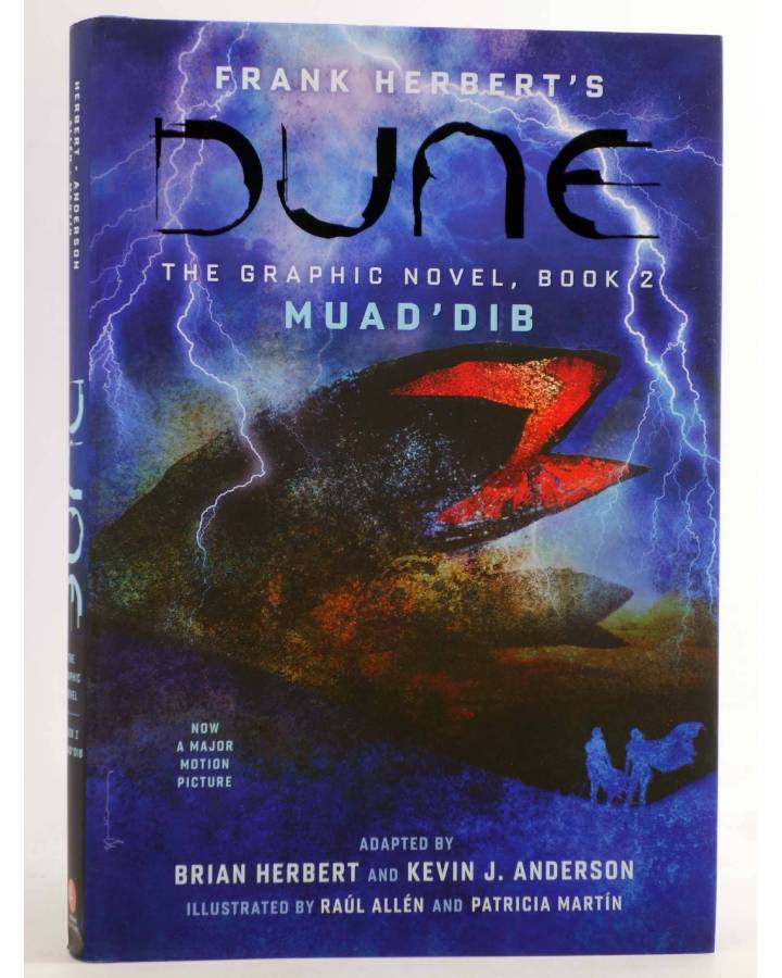 Cubierta de DUNE THE GRAPHIC NOVEL HC 2. MUAD'DIB (Anderson / Allen) Abrams 2022. EN INGLÉS