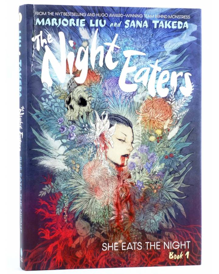 Cubierta de THE NIGHT EATERS HC 1. SHE EATS THE NIGHT (Liu / Takeda) Abrams 2022. EN INGLÉS