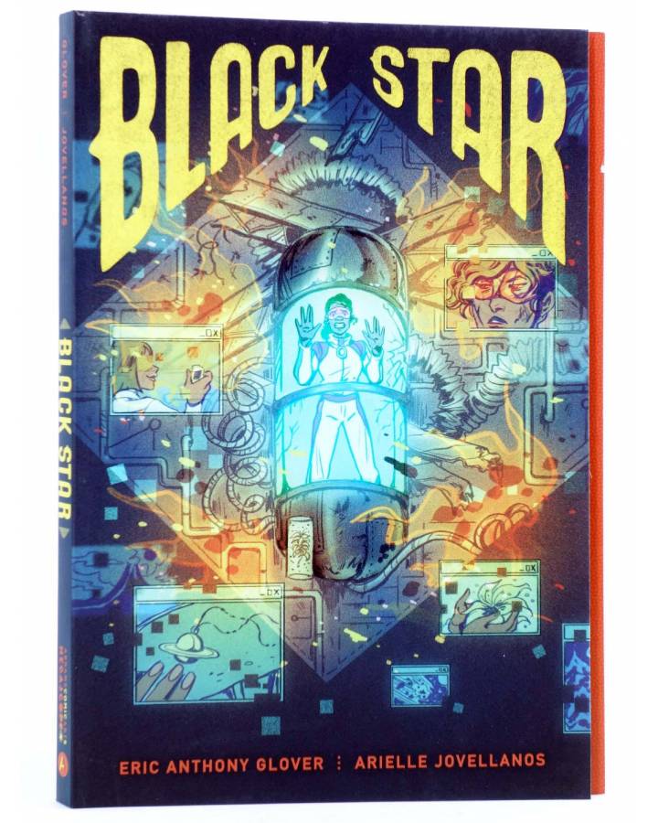 Cubierta de BLACK STAR GN (Eric Anthony Glover / Arielle Jovellianos) Abrams 2022. EN INGLÉS