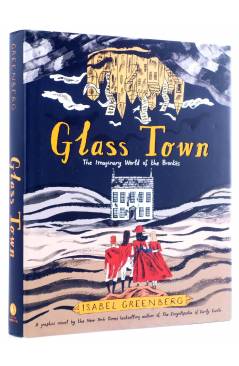Cubierta de GLASS TOWN: THE IMAGINARY WORLD OF THE BRONTES HC (Isabel Greenberg) Abrams 2020. EN INGLÉS