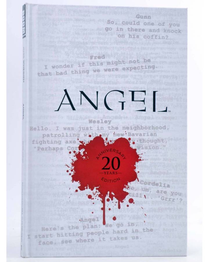 Cubierta de ANGEL 20TH ANNIVERSARY EDITION HC 1. BEING HUMAN (Bryan Edward Hill / Melnikov / Newman) BOOM 2019. EN INGLÉ