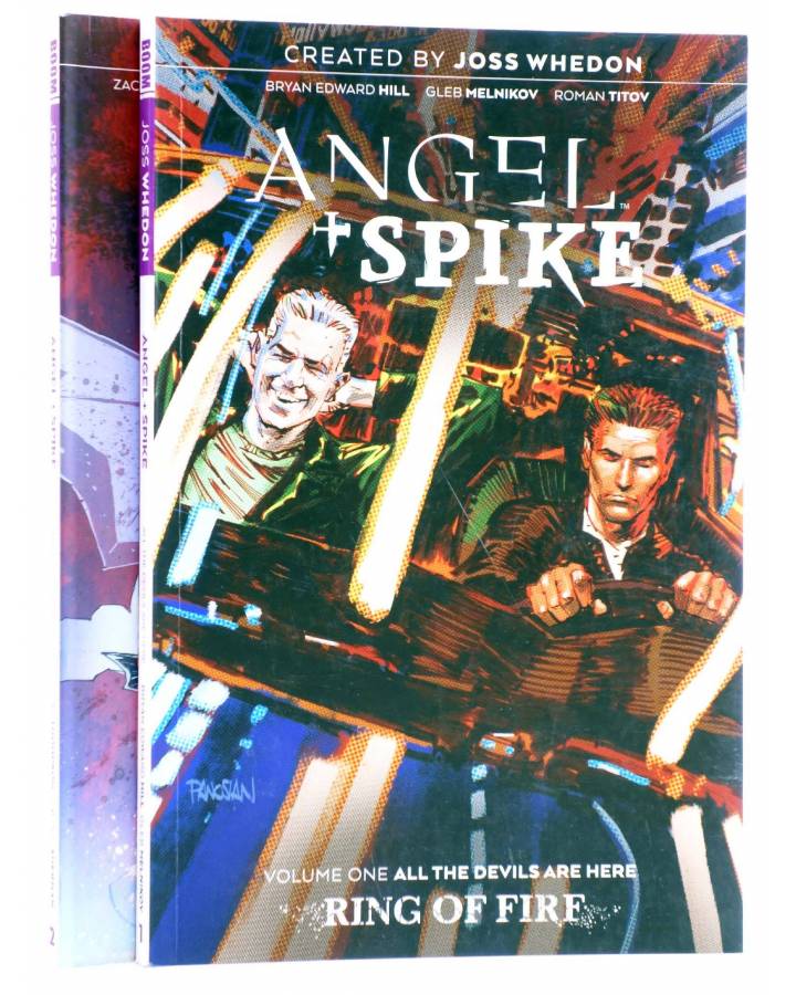 Cubierta de ANGEL AND SPIKE TPB 1 y 2. COMPLETA (Bryan Edward Hill / Melnikov / Panosian) BOOM 2021. EN INGLÉS