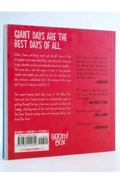 Contracubierta de GIANT DAYS QUOTABLE TPB (John Allison / Max Sarin) BOOM Box 2020. EN INGLÉS