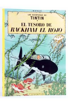Cubierta de LAS AVENTURAS DE TINTÍN 11. EL TESORO DE RACKHAM EL ROJO (Hergé) Juventud 2003