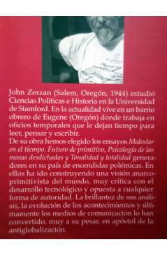 Muestra 2 de COL. CORRERIA 12. MALESTAR EN EL TIEMPO. GLOBALIZACIÓN Y DEBATE (John Zerzan) Ikusager 2001