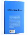 Contracubierta de COL. CORRERIA 13. CALLE DE LOS ARCHIVOS (Michel Del Castillo) Ikusager 2002