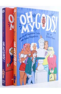 Cubierta de OH MY GODS HC 1 y 2. COMPLETA (Cooke / Fitzpatrick / Moon) Houghton Mifflin 2021. EN INGLÉS