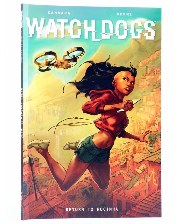 Cubierta de WATCH DOGS: RETURN TO ROCINHA GN (Simon Kansara / Horne) Titan 2019. EN INGLÉS