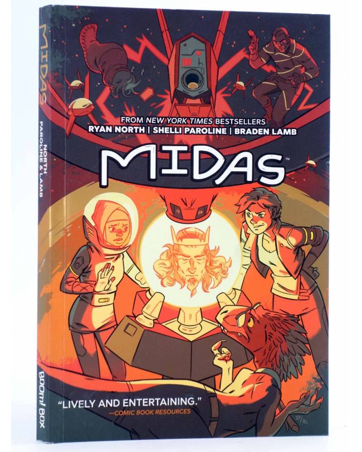 Cubierta de THE MIDAS FLESH - MIDAS INTEGRAL TPB (North / Paroline / Lamb) BOOM Box 2019. EN INGLÉS