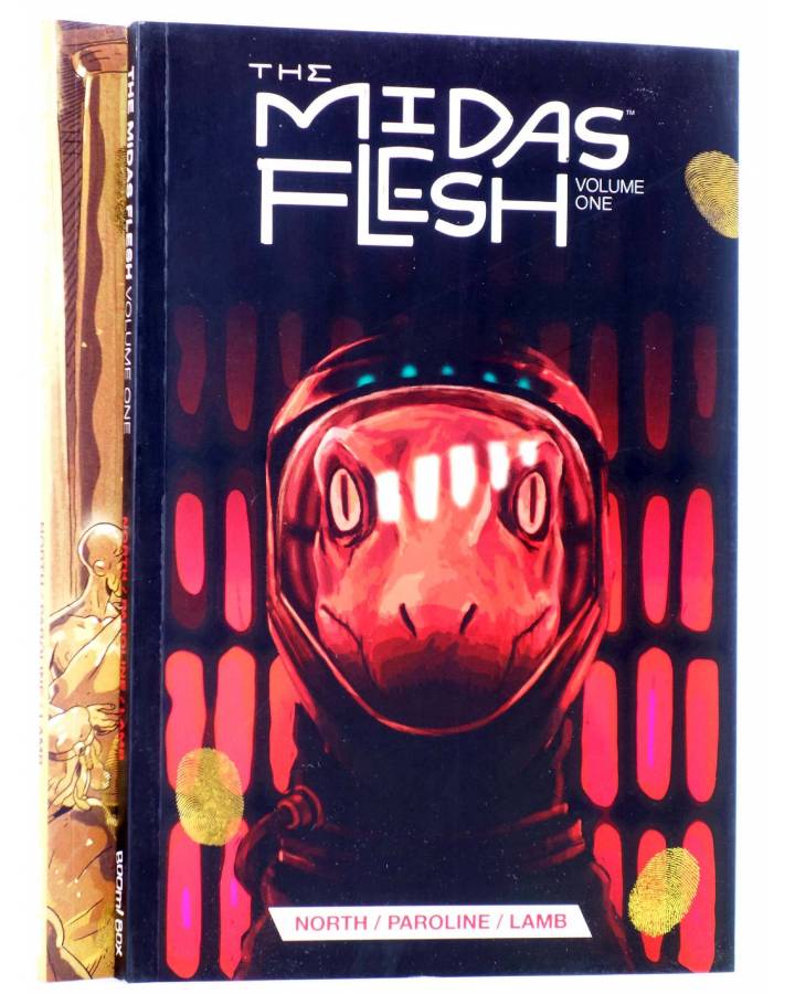 Cubierta de THE MIDAS FLESH TPB 1 Y 2. COMPLETA (North / Paroline / Lamb) BOOM Box 2014. EN INGLÉS
