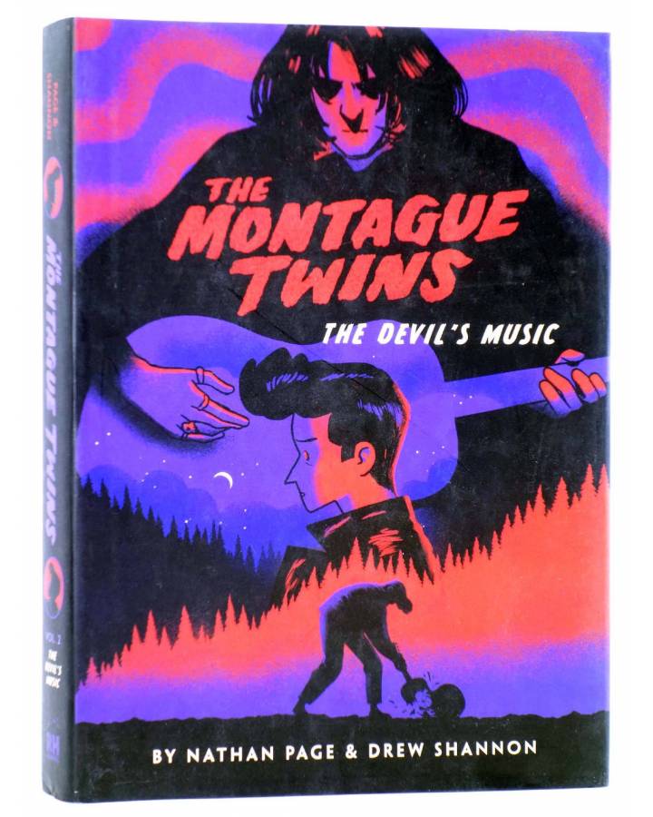 Cubierta de THE MONTAGUE TWINS HC 2. THE DEVIL'S MUSIC (Page / Shannon) Knopf 2021. EN INGLÉS