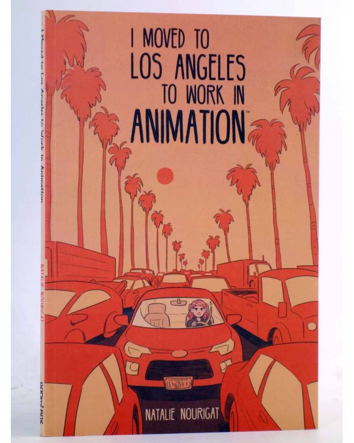 Cubierta de I MOVED TO LOS ANGELES TO WORK IN ANIMATION GN (Natalie Nourigat) BOOM Box 2020. EN INGLÉS