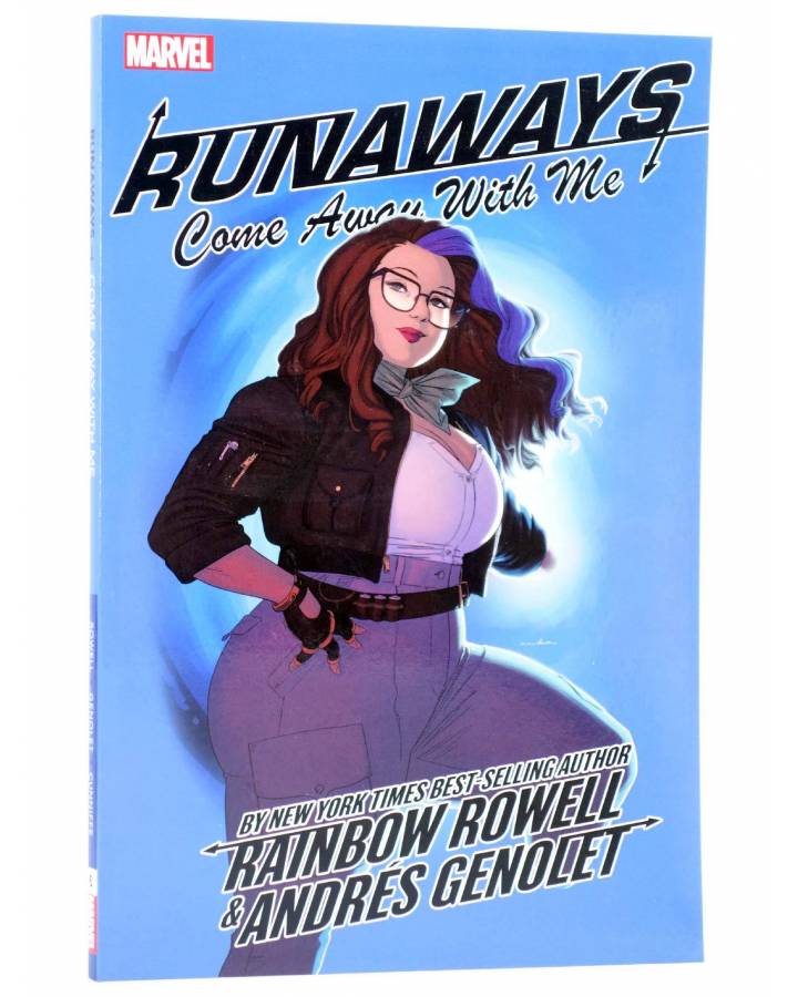 Cubierta de MARVEL RUNAWAYS TPB 6. COME AWAY WITH ME (Rainbow Rowell / Natacha Bustos) Marvel 2020. EN INGLÉS