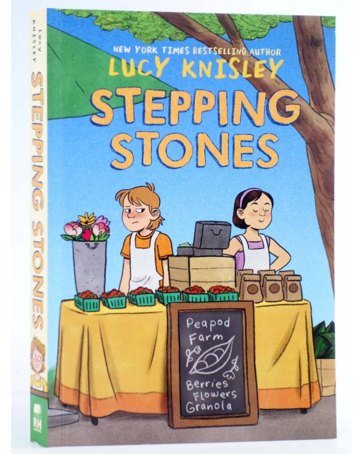 Cubierta de PEAPOD FARM GN 1. STEPPING STONES (Lucy Knisley) Random House 2020. EN INGLÉS