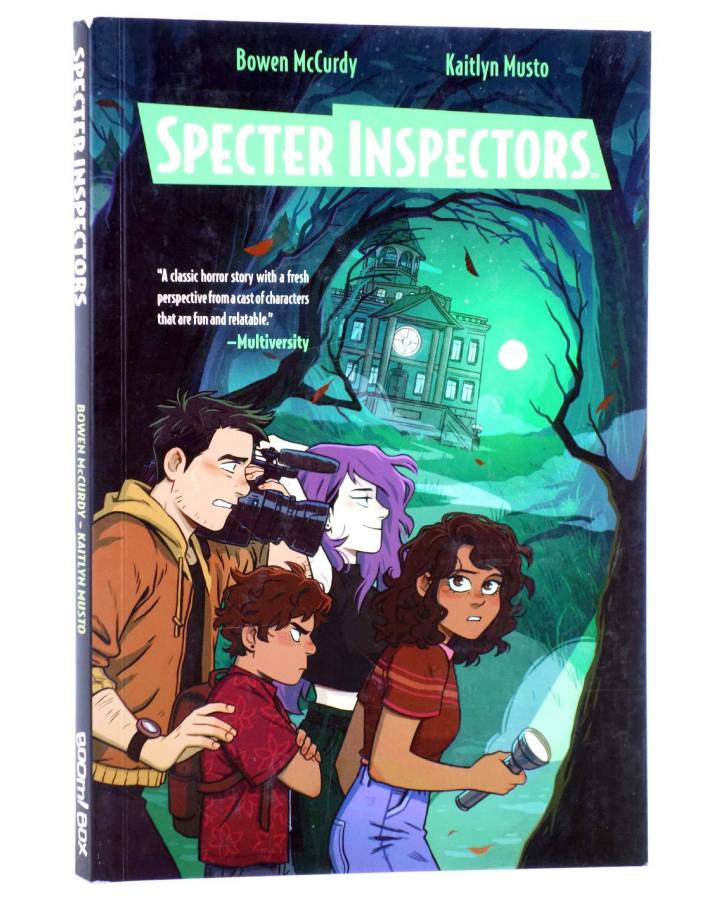 Cubierta de SPECTER INSPECTORS TPB (Bowen Mccurdy / Kaitlyn Musto) BOOM Box 2021. EN INGLÉS