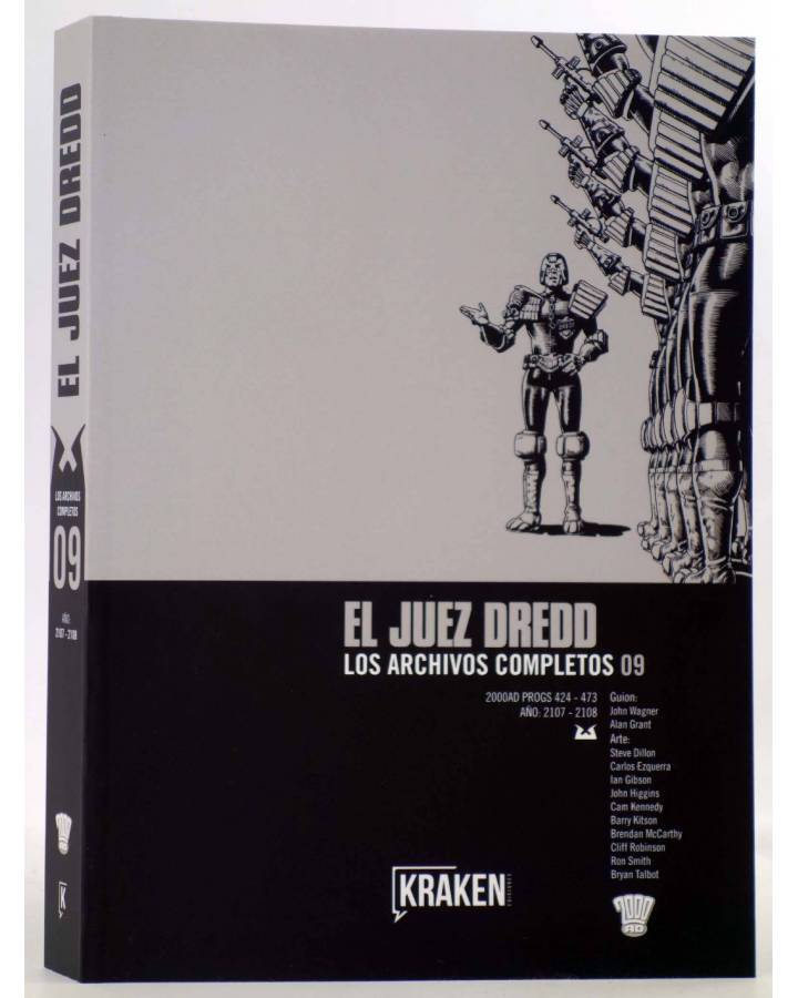Cubierta de JUEZ DREDD ARCHIVOS COMPLETOS 9 (Vvaa) Kraken 2019. 2000 AD