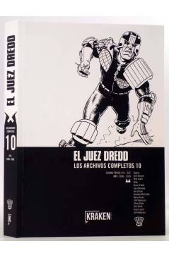 Cubierta de JUEZ DREDD ARCHIVOS COMPLETOS 10 (Vvaa) Kraken 2020. 2000 AD