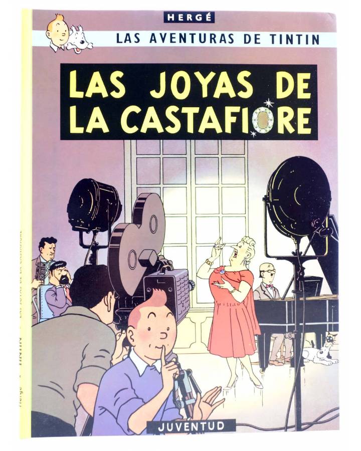 Cubierta de LAS AVENTURAS DE TINTÍN 20. LAS JOYAS DE LA CASTAFIORE (Hergé) Juventud 2004