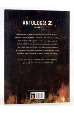Contracubierta de ANTOLOGÍA Z. VOLUMEN 7. LOS MEJORES RELATOS DE MUERTOS VIVIENTES (Vvaa) Dolmen 2013