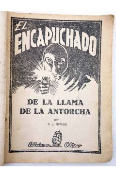 Muestra 1 de EL ENCAPUCHADO 25. DE LA LLAMA DE LA ANTORCHA (G. L. Hipkiss) Cliper 1947