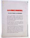 Contracubierta de BOOM LIBRO REVISTA. LA CRUZ MORTAL (Mary Kay Simmons) Sedmay 1977