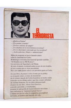 Contracubierta de BOOM LIBRO REVISTA. EL TERRORISTA (Álvaro Soto Guerrero) Sedmay 1976