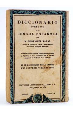 Contracubierta de NOVELAS DE AVENTURAS. LA PERLA ROJA (Emilio Salgari) Saturnino Calleja Circa 1910