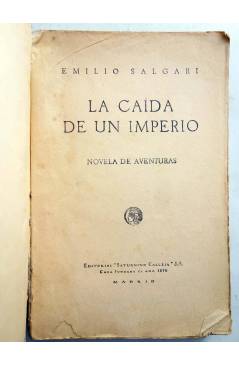 Muestra 1 de NOVELAS DE AVENTURAS. LA CAÍDA DE UN IMPERIO (Emilio Salgari) Saturnino Calleja Circa 1910