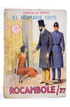 Cubierta de ROCAMBOLE 27. EL HOMBRE GRIS (Ponson Du Terrail) Prensa Moderna Circa 1930