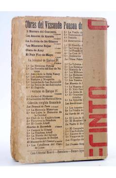 Contracubierta de ROCAMBOLE. LAS DEMOLICIONES DE PARIS 1. LOS AMORES DEL LIMOSINO (Ponson Du Terrail) Maucci 1901