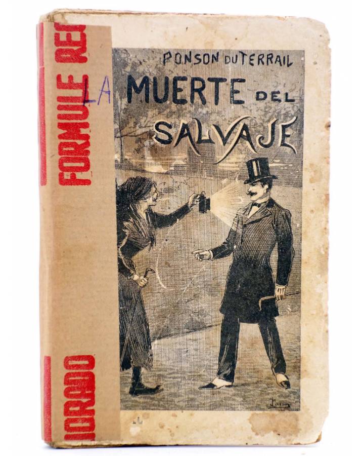 Cubierta de ROCAMBOLE. HAZAÑAS DE ROCAMBOLE 3. LA MUERTE DEL SALVAJE (Ponson Du Terrail) Maucci 1900