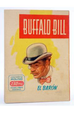 Contracubierta de BUFFALO BILL 9. EL GIGANTE (W. Frederick Cody Jr.) Molino 1954
