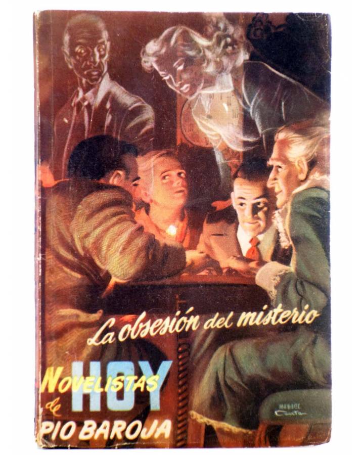 Cubierta de NOVELISTAS DE HOY 1. LA OBSESIÓN DEL MISTERIO (Pío Baroja) Rollán 1952